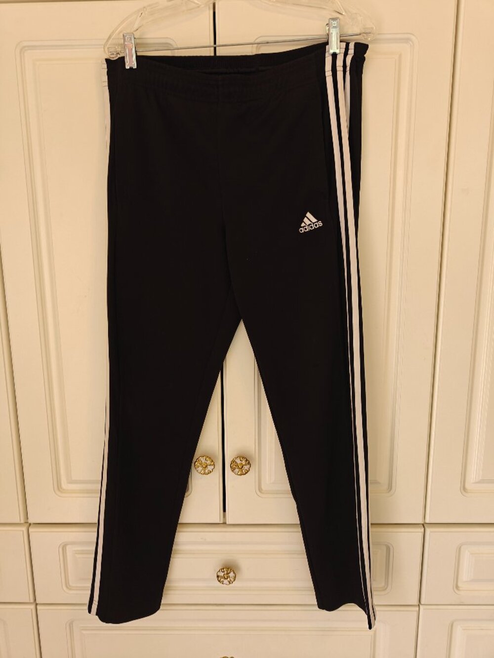Adidas Black Men's Sweatpants, Size Small